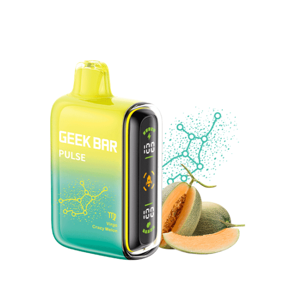 Crazy Melon Geek Bar Pulse 15000 Puffs Disposable Vape