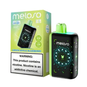 Green Apple Blueberry Meloso Bar 30k Puffs - Geek Bar