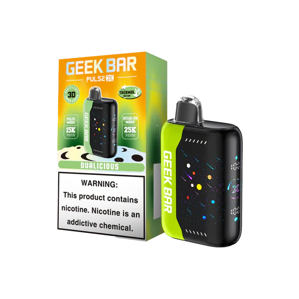 Dualicious Geek Bar Pulse X 25k Puffs Disposable Vape 1 Dualicious Geek Bar Pulse X