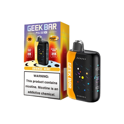 Orange Mint Geek Bar Pulse X 25k Puffs Disposable Vape 1 Orange Mint Geek Bar Pulse X