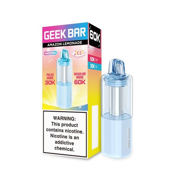 Amazon Lemonade Geek Bar Mate Vape Pod 60K Puffs Disposable Vape 1 Amazon Lemonade Geek Bar Mate Vape Pod