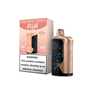 RIA NV30K Sour Peach Orange - Geek Bar Disposable Vape