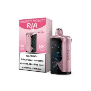 RIA NV30K Strawberry Mint Candy - Geek Bar Disposable Vape