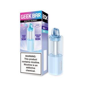 White Gummy Geek Bar MATE 60K POD