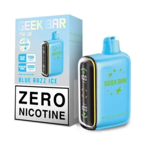Blue Raz Ice - Geekbar 15,000 Puffs Zero Nicotine
