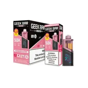 Strawberry B-Burst Geek Bar Clio Platinum 50K- Disposable (POD ONLY)