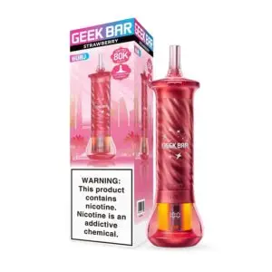 Strawberry - Geek Bar Burj 80k Disposable E-Hookah
