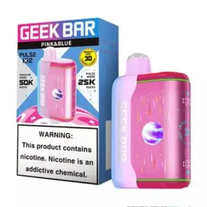 Geek Bar Vape Near Me 13 Pink &Amp; Blue Geek Bar Pulse X 2 50K Disposable