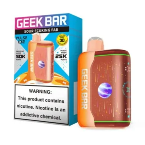 Sour Fcuking Fab Geek Bar Pulse X 2 50K Disposable