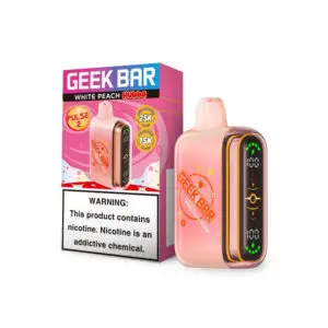 WHITE PEACH - Geek Bar Pulse 2 Hubba Edition