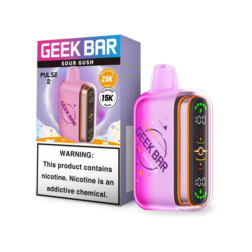 Geek Bar Pulse 2 Sour Gush 25K Puffs Disposable Vape 1 Geek Bar Pulse 2 Sour Gush
